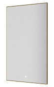 Boheme Зеркало 60x100h см в металлической раме, с подсветкой и сенсором, цвет: matt gold 569-MG