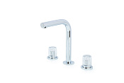 Boheme Elegante Смеситель для раковины на 3 отверстия, высота излива 17,9 см, без д/к, цвет: chrome 152-CR-EL