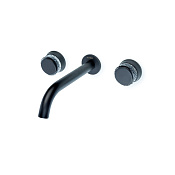 Boheme Aura Смеситель для раковины встраиваемый, излив, с внутренней частью, цвет: black 152-2-B-A