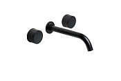 Boheme Prestige Смеситель для раковины встраиваемый, излив, с внутренней частью, цвет: black 152-2-B-PR