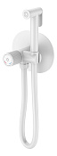 Boheme Tech Touch Гигиенический душ со смесителем и встраиваемой частью, цвет: matt white 157-MW