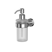 Whitecross Ergo Дозатор для жидкого мыла подвесной, стеклянная колба, цвет: никель брашированный ER2240NIB