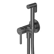 Whitecross Y Гигиенический душ встраиваемый, комплект, шланг 125 см, цвет: оружейная сталь SYSYBI2GM