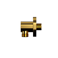 Whitecross Y Шланговое подключение для душа, латунь цвет: золото глянцевое Y1008GL