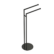 Colombo Design Mini Стойка напольная с двойным полотенцедержателем 83,5h cм, цвет: matt graphite B4038.GM