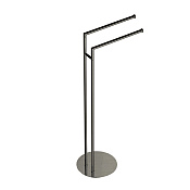 Colombo Design Mini Стойка напольная с двойным полотенцедержателем 83,5h cм, цвет: stainless steel B4038.HPS1
