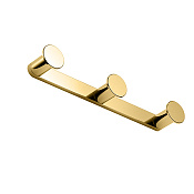 Colombo Design Mini Крючок, подвесной, тройной, цвет: matt gold CD117.OM