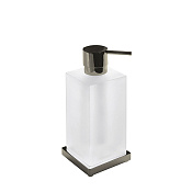 Colombo Design Look Дозатор для жидкого мыла настольный, стеклянная колба, цвет: stainless steel B9317.HPS1-VAN