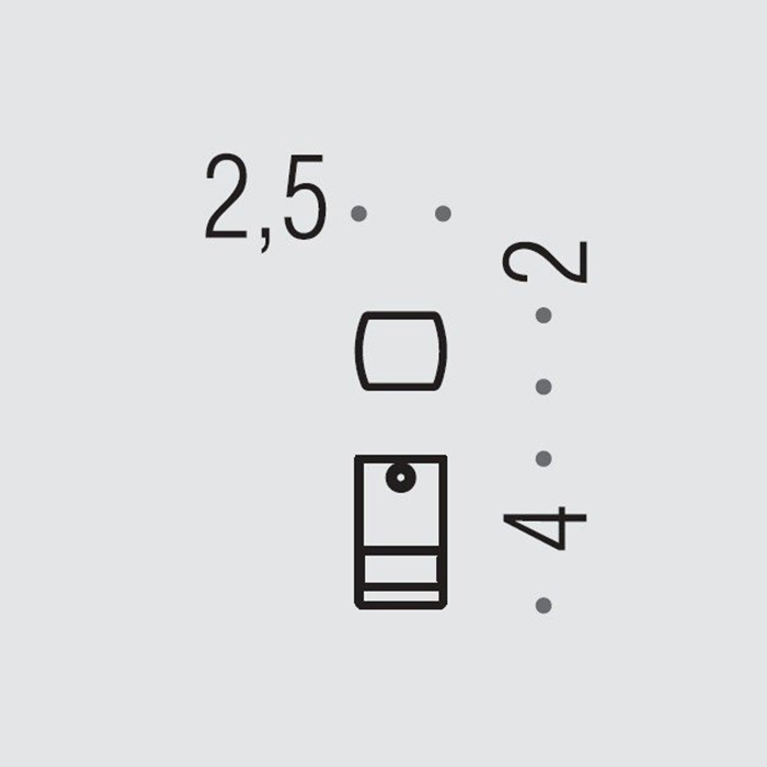 Colombo Design Lulu Крючок, подвесной, одинарный, цвет: stainless steel BLC57.HPS1