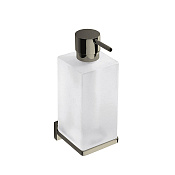 Colombo Design Look Дозатор для жидкого мыла подвесной, стеклянная колба, цвет: stainless steel B9316.HPS1-VAN