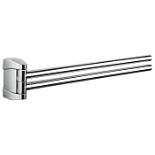 Colombo Design Road Полотенцедержатель двойной поворотный, 36 см, подвесной, цвет: chrome B8012.CRQ