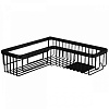 Colombo Design Angolari Полочка для ванной, подвесная, угловая, цвет: matt black B9611.NM
