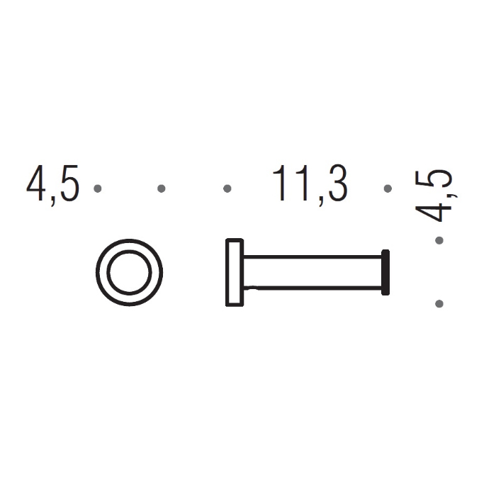 Colombo Design Plus Держатель туалетной бумаги, подвесной, цвет: graphite W4992.GL