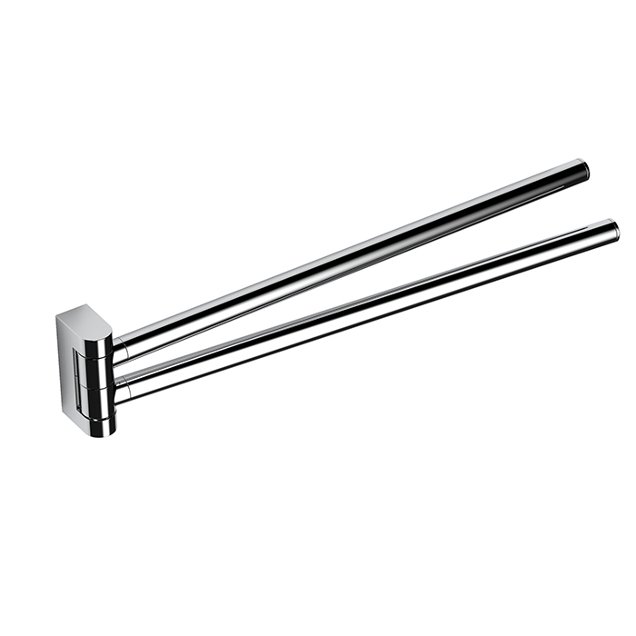 Colombo Design Mini Полотенцедержатель двойной 34 см, подвесной, цвет: chrome B4012.CR