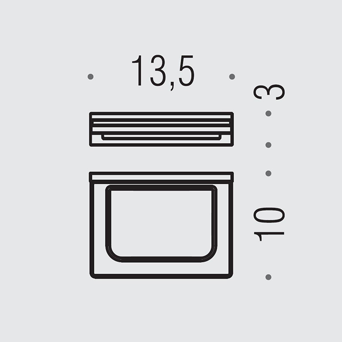 Colombo Design Look Мыльница подвесная со стеклянной чашей, латунь, цвет: stainless steel B1601.HPS1-VAN