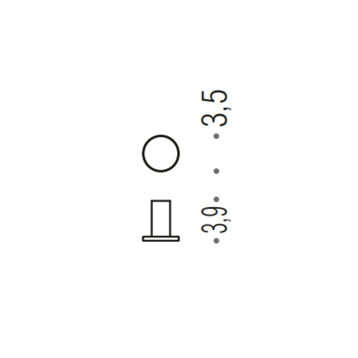 Colombo Design Mini Крючок, подвесной, одинарный, цвет: matt black CD107.NM