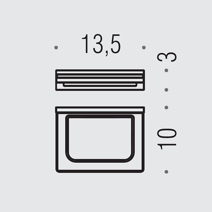 Colombo Design Look Мыльница подвесная со стеклянной чашей, латунь, цвет: matt graphite B1601.GM-VAN