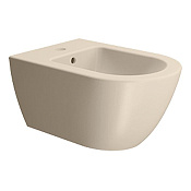 GSI Pura Биде подвесное с 1 отверстием под смеситель и переливом, без крепежа, цвет: creta opaco 8865108