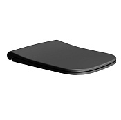 GSI Nubes Крышка-сиденье для унитаза с микролифтом, крепление хром, цвет: ardesia opaco MS96C26