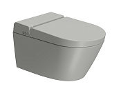 GSI WClean Унитаз подвесной умный, функция биде, безободковый, крышка микролифт, цвет: cenere opaco 7418K17