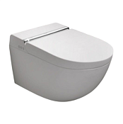 GSI Pura Унитаз подвесной умный, функция биде, безободковый, крышка микролифт, цвет: белый глянцевый 741811