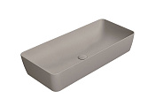 GSI Nubes Раковина чаша 80x40x14h см, без перелива, без д/к, цвет: tortora opaco 904005