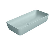 GSI Nubes Раковина чаша 80x40x14h см, без перелива, без д/к, цвет: ghiaccio opaco 904015