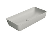 GSI Nubes Раковина чаша 80x40x14h см, без перелива, без д/к, цвет: cenere opaco 904017