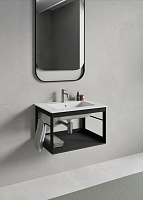 GSI Pura Раковина подвесная/накладная 62,6x46 см, 1 отверстие, с переливом, цвет: белый глянцевый 8884111