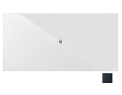 GSI Pura H2 Душевой поддон керамический 200x100x2,5h см, цвет: ardesia opaco 46201026