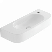 Globo Forty3 Раковина подвесная 70x27 см, без перелива с креплением, без д/к, цвет: белый глянцевый SCT701DBI