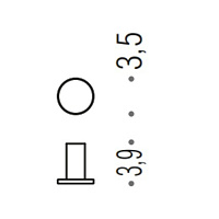 Colombo Design Mini Крючок для полотенец, цвет: stainless steel CD107.HPS1