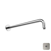 Almar Round Кронштейн для верхнего душа настенный 42 см, цвет: nickel brushed E021115.NB