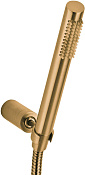 Paffoni Birillo Душевой гарнитур: ручной душ, держатель, душевой шланг, цвет: медовое золото ZDUP036HGSP