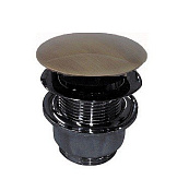 Kerasan Nolita Донный клапан Click-Clack 1" 1/4, универсальный с керамической крышкой, цвет: ruggine 923383