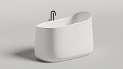 Salini Oriente Ванна из S-Sense отдельностоящая, овальная, 140х80х96h см, цвет: белый глянцевый 1043101G