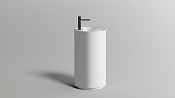Salini Armonia Round Top 01 S-Sense Раковина напольная, круглая, 45х45х85h см, цвет: белый глянцевый 130411TG