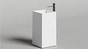 Salini Armonia Square 01 S-Sense Раковина напольная, квадратная, 45х45х90h см, цвет: белый глянцевый 130511G