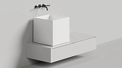 Salini Armonia Square 03 S-Stone Раковина чаша, квадратная, 45х45х45h см, цвет: белый матовый 130523M