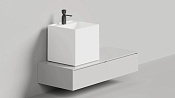 Salini Armonia Square Top 03 S-Stone Раковина чаша, квадратная, 45х45х45h см, цвет: белый матовый 130523TM