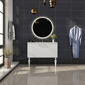 Sanvit Эмми Тумба напольная для ванной комнаты, 79х45 см, выдвижной и внутренний ящик, цвет: по RAL kemmy08