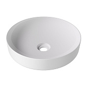 Alice Form Раковина чаша 45х45х12h см, без перелива, цвет: белый 22420101