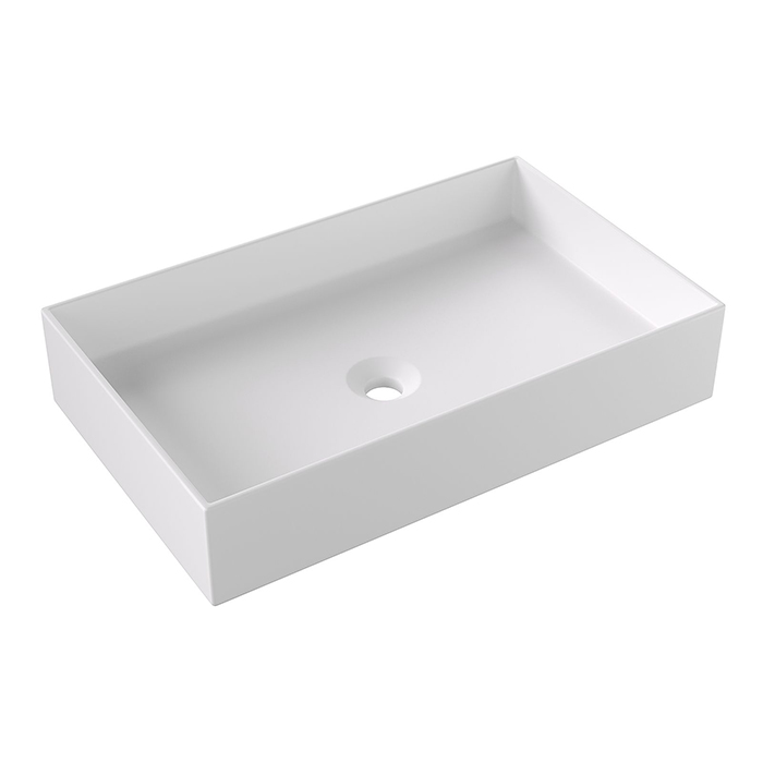 Alice Hide Раковина чаша 60х37х12h см, без перелива, цвет: белый матовый 31130109