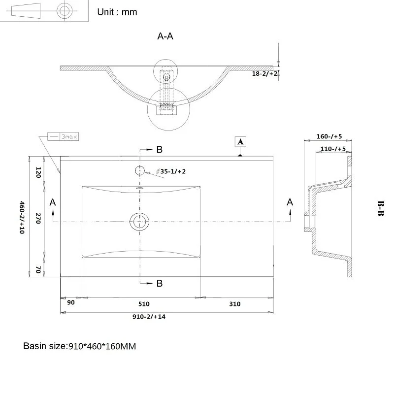 Sanvit Раковина накладная 92х46 см, с переливом, 1 отверстие под смеситель, цвет: белый r9090L