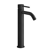 Gessi 316 Flessa Смеситель для раковины высокий, д/к, высота излива 22,2 см, цвет: matte black 54009#299