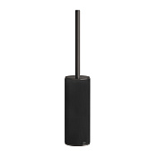 Gessi 316 Accessories Ершик для унитаза напольный с латунной колбой, цвет: black metal brushed PVD 54744#707