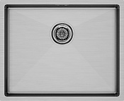 Paulmark Next Кухонная мойка нержавеющая сталь 54x44 см, цвет: брашированная сталь PM215444-BS