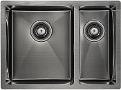 Paulmark Gerberg Кухонная мойка нержавеющая сталь 59x44 см, цвет: брашированное золото PM225944-GML