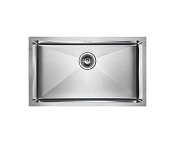 Paulmark Valde Кухонная мойка нержавеющая сталь 74x44 см, цвет: брашированная сталь PM217444-BS