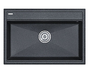 Paulmark Stepia Кухонная мойка It-Granit 75x51 см, цвет: графит PM117551-DG